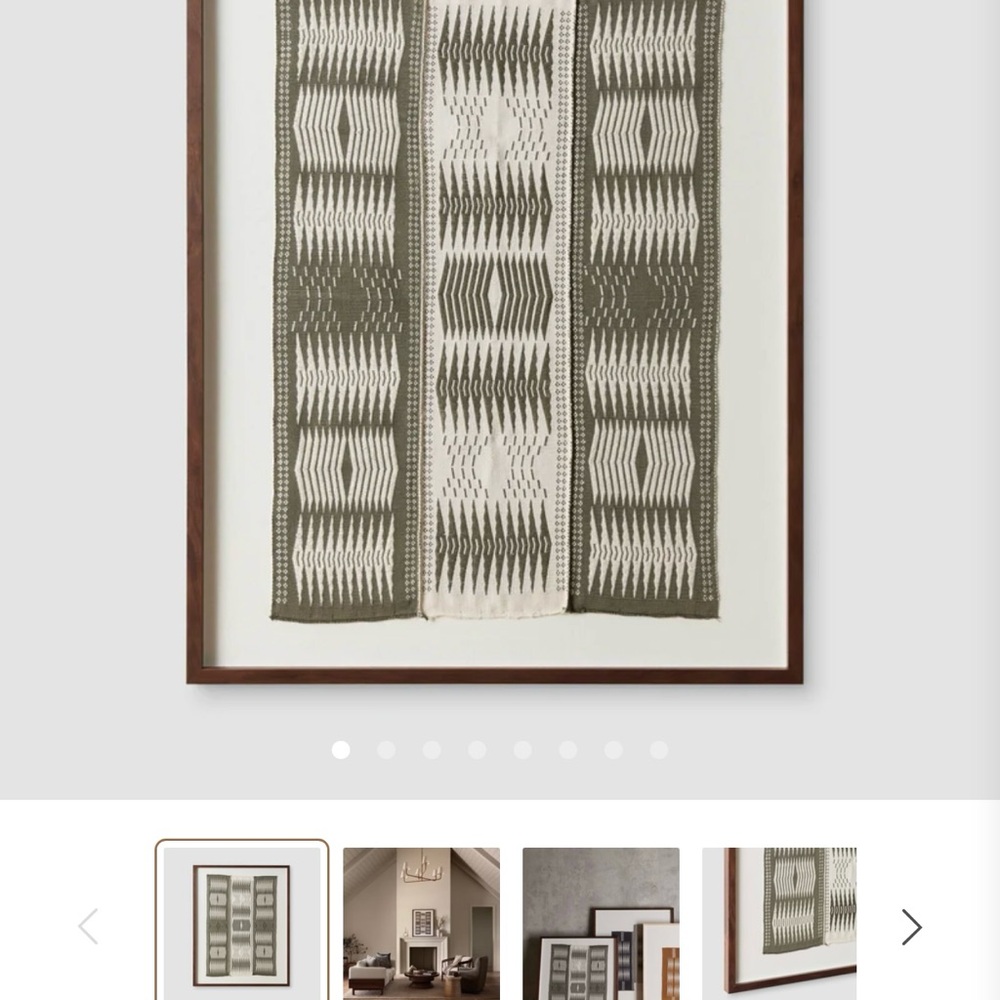 The Citizenry Olive and Cream Art Painting